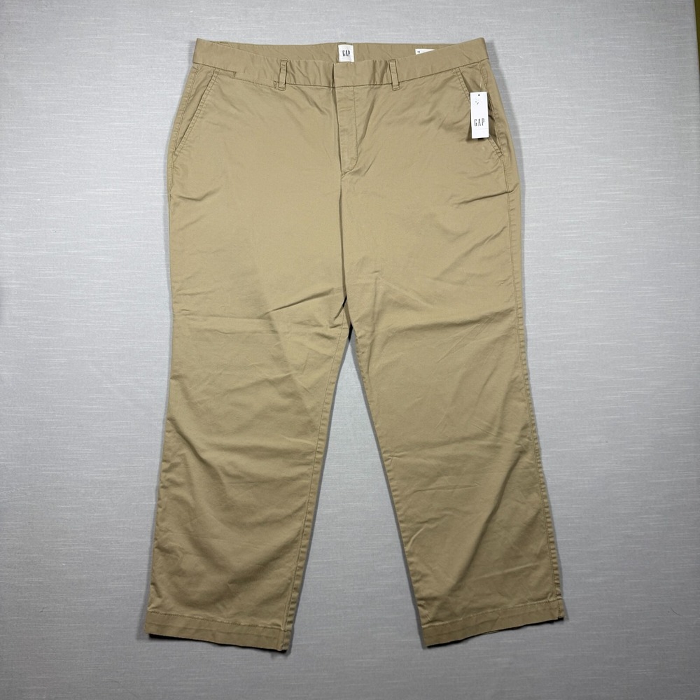 GAP Pants Womens 18 Beige Khaki Dress Casual‎ Slim City Comfort Straight Office